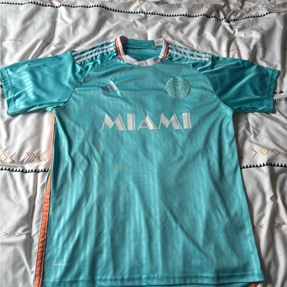 Teal and Orange Miami Soccer Jersey